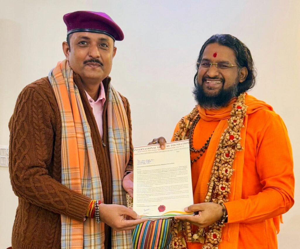 ग्लोबल स्पिरिचुअल फेस्टिवल : सद्गुरु ब्रह्मेशानंदाचार्य की अगुवाई में दुबई में होगा आयोजन, जालोर के प्रेम सिंह राव को मिला खास न्यौता! 1 IMG_20241224_215426.jpg